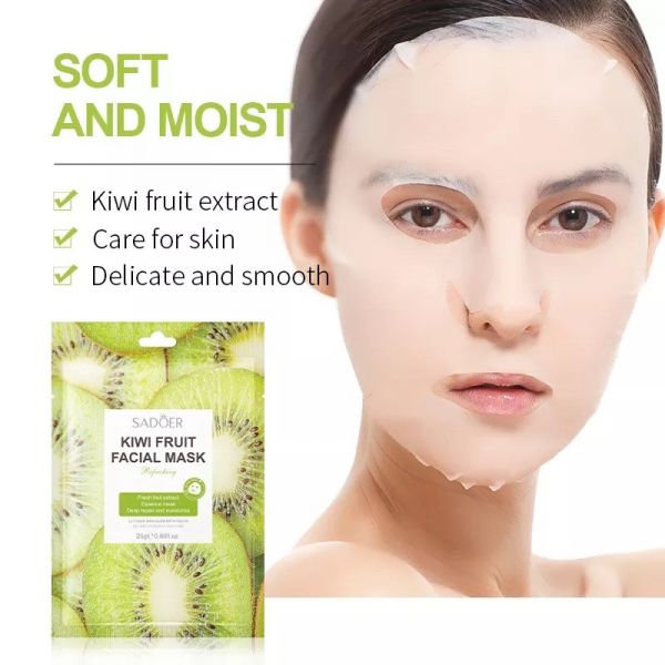 SADOER Nourishing face sheet mask with kiwi extract